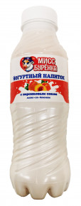 Молочный йогуртный напиток с соком и витаминами 0,1% 420г БЗМЖ Интерпродукт ООО